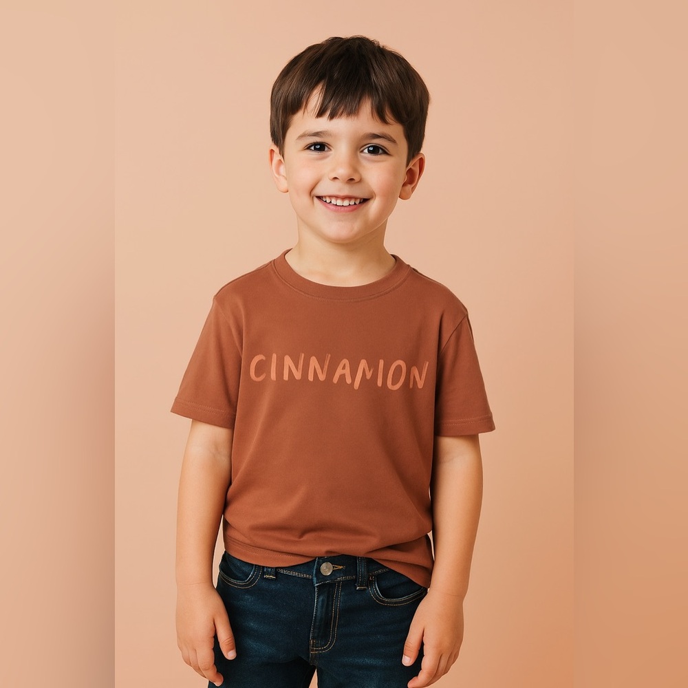 NWT THE SUNDAY COLLECTIVE Cinnamon Tee 3Y